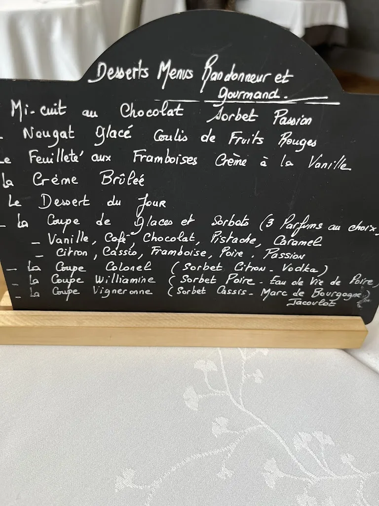 Menu_Hôtel Restaurant La Maison Blanche_Romanèche-Thorins_image_2