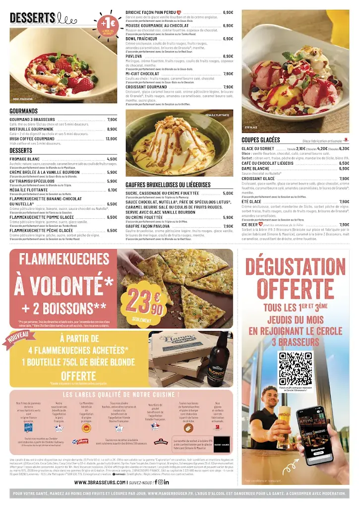 Menu_3 Brasseurs Dijon - Quetigny_Quetigny_image_1