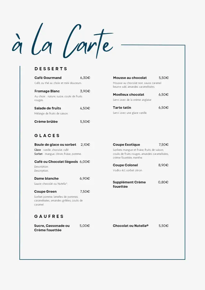 Menü_Counter Du Green_Quetigny_Bild_4