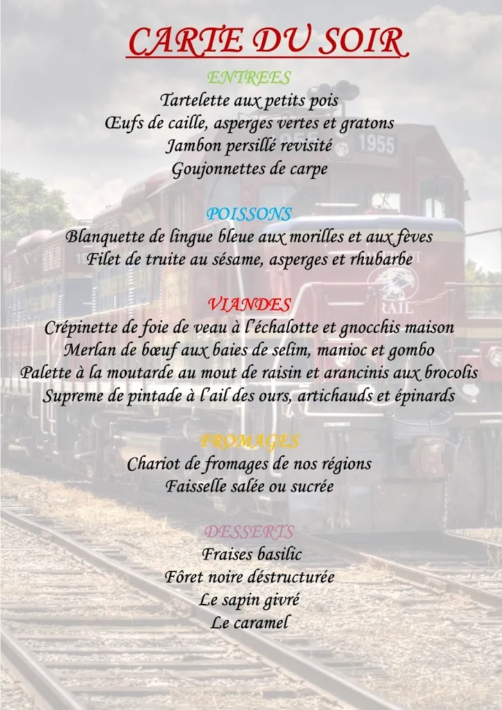 Menu_Hôtel de la Gare & Restaurant 'La Voie Gourmande'_Saint-Gengoux-le-National_image_3