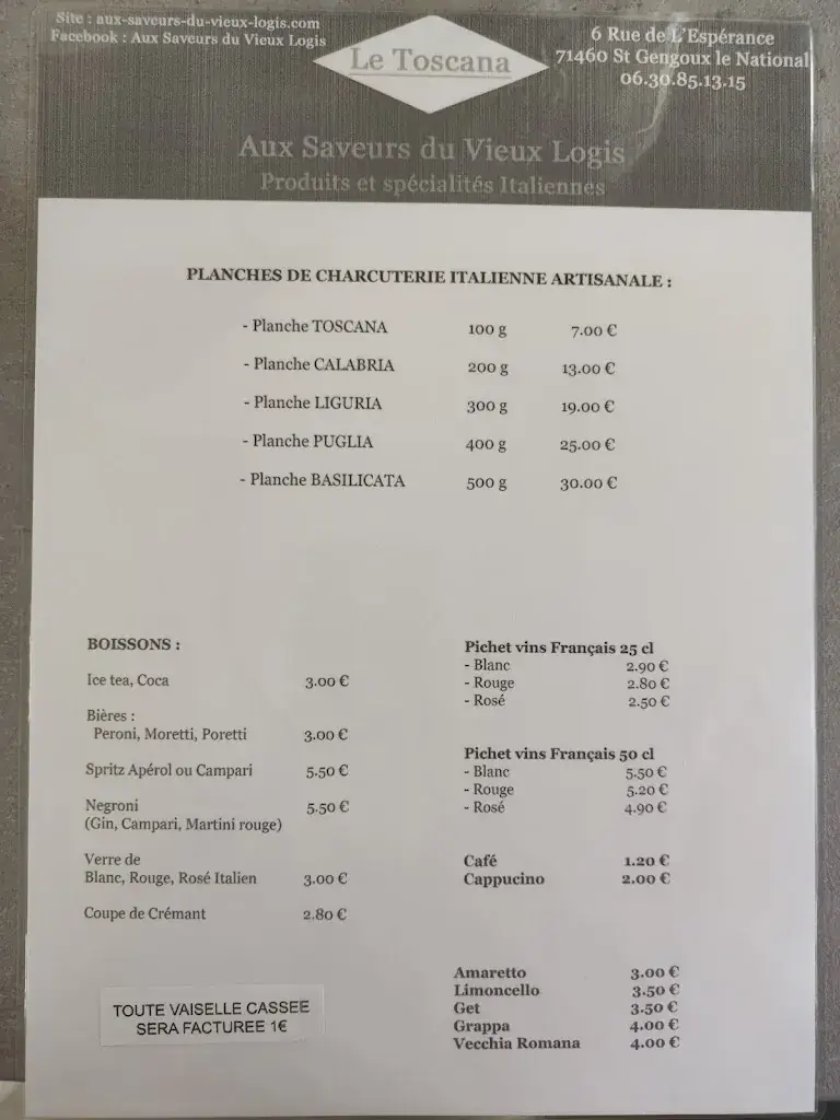 Menu_Le Toscana_Saint-Gengoux-le-National_image_2