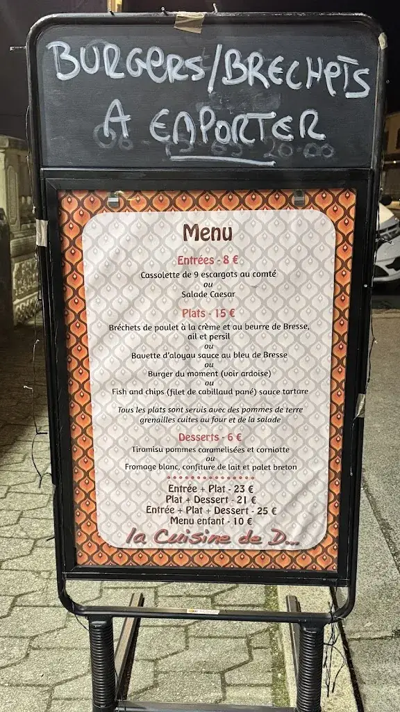 Menu_La Cuisine de D..._Saint-Germain-du-Bois_immagine_3