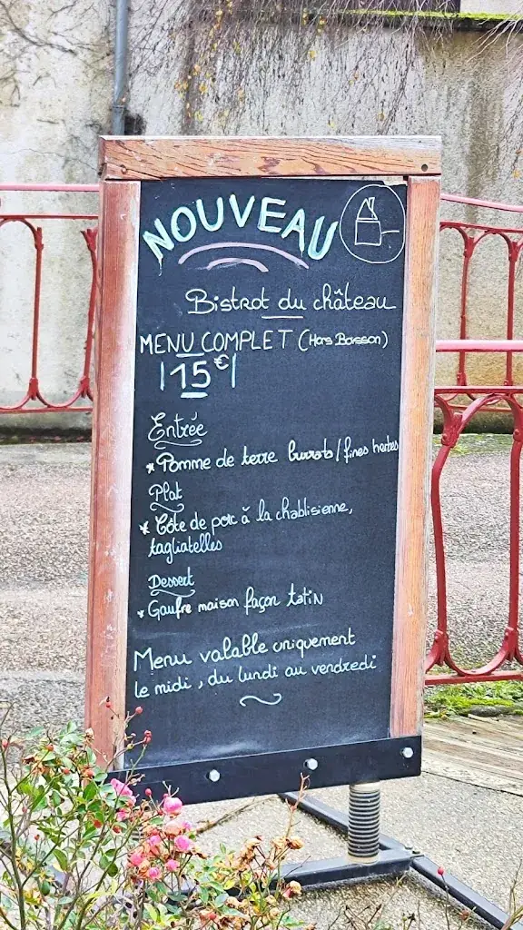Menu_Le Bistrot du Château_Saint-Fargeau_image_2