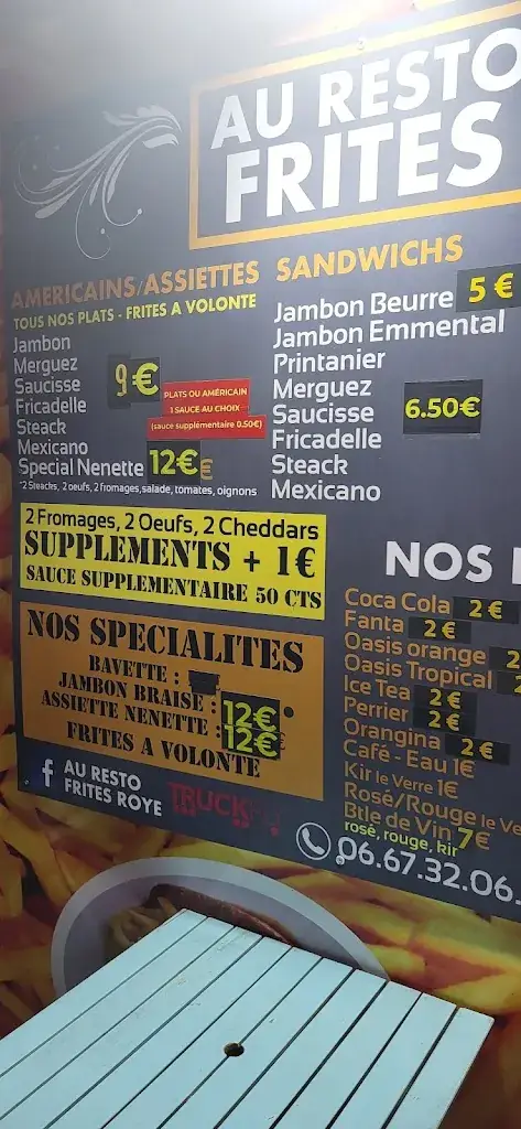 Menu_Au resto frites de Roye_Roye_image_2