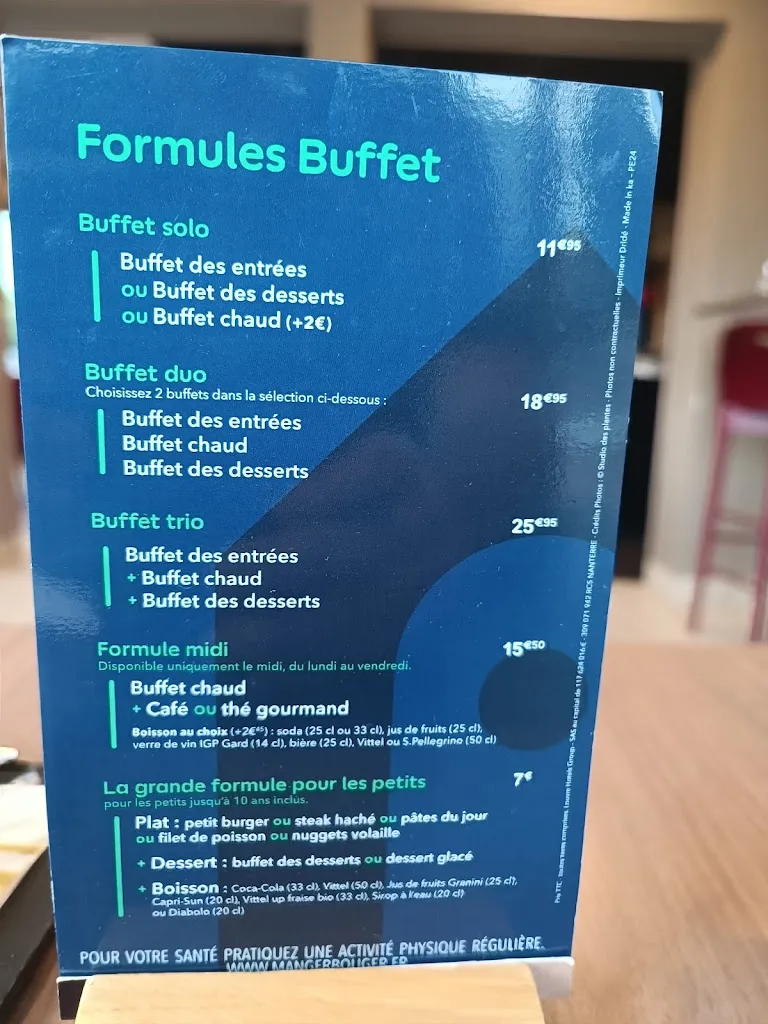 Menu_Restaurant Campanile Saint-apollinaire_Saint-Apollinaire_image_1