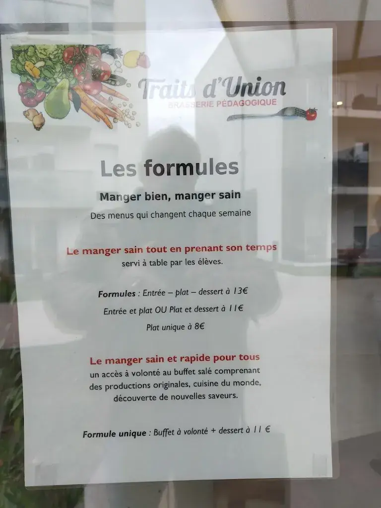 Menu_Traits d'Union brasserie pédagogique_Saint-Apollinaire_image_1