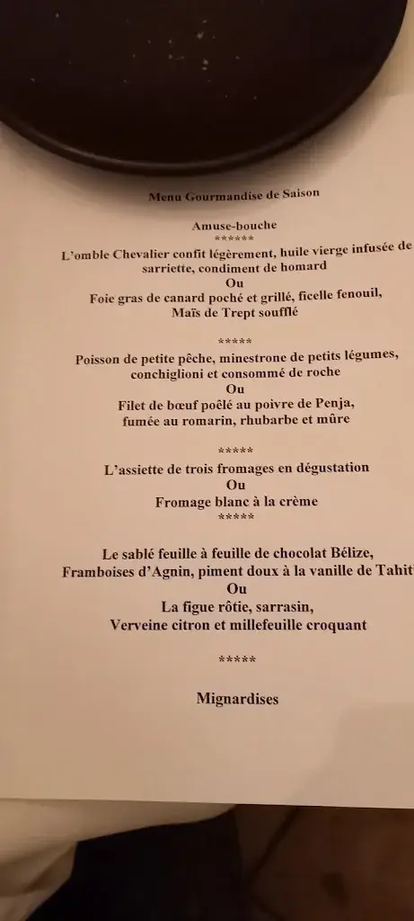 Menu_Le Relais du Çatey_L'Isle-d'Abeau_image_2
