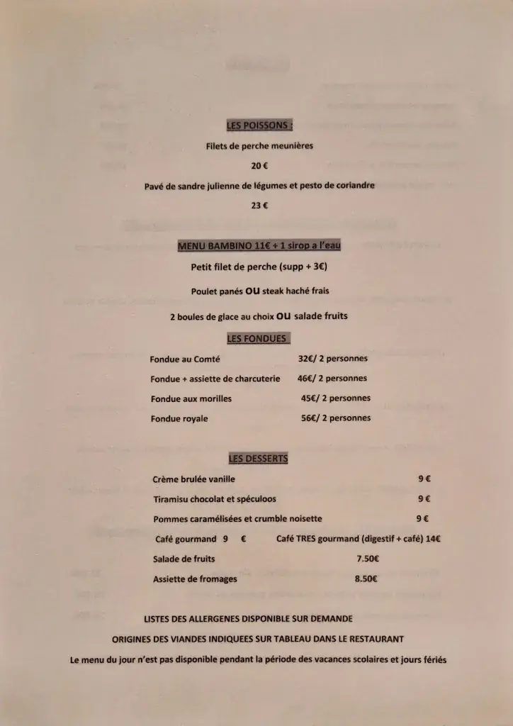 Menu_le Grandvallier_Saint-Laurent-en-Grandvaux_immagine_2