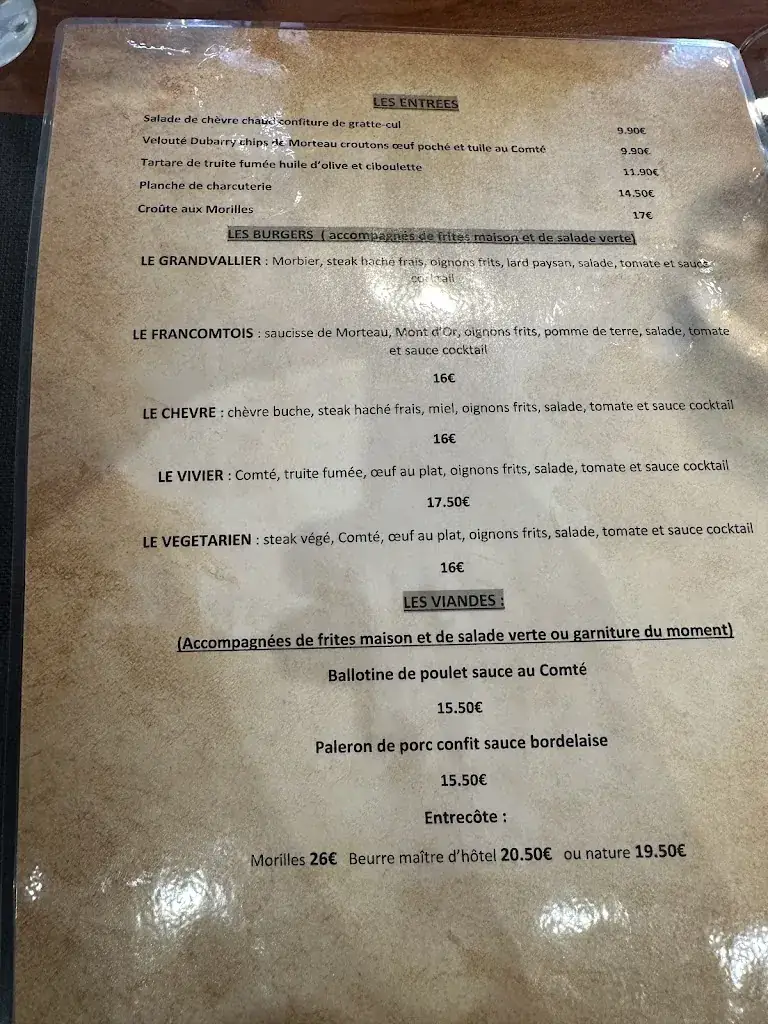 Menu_le Grandvallier_Saint-Laurent-en-Grandvaux_immagine_3