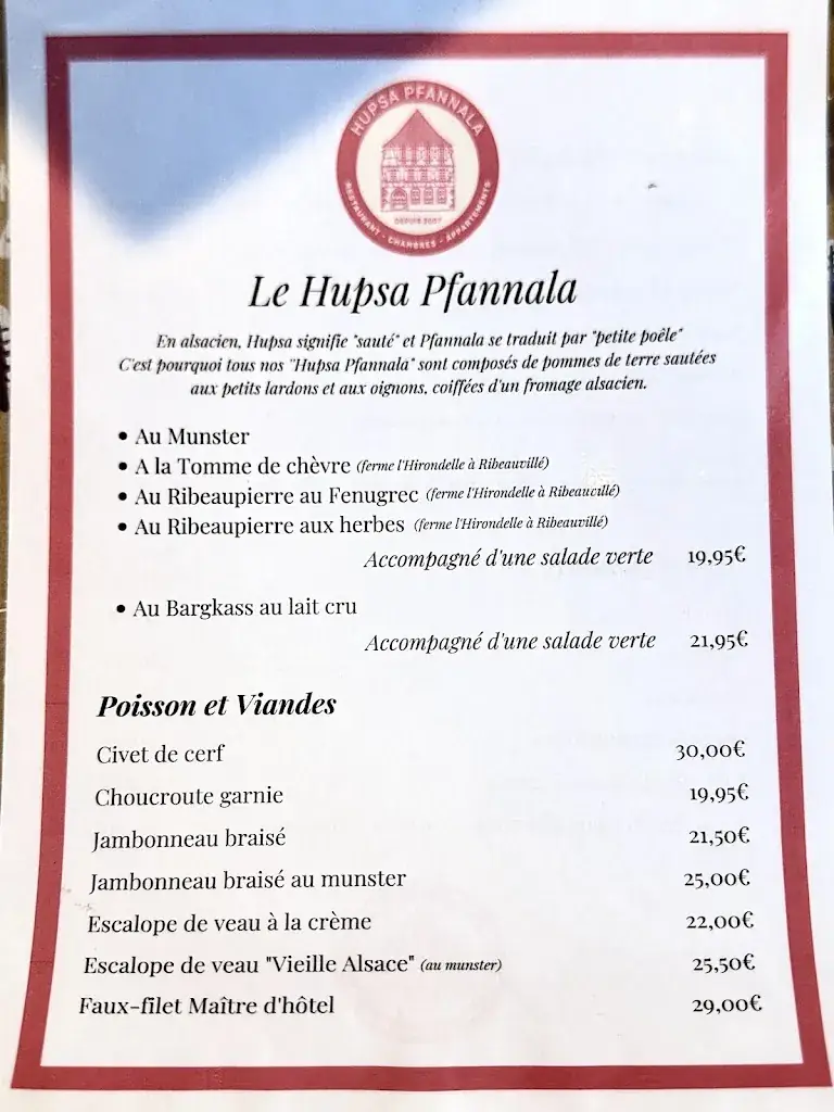 Menu_Le Hupsa Pfannala - Winstub Le Hups’_Saint-Hippolyte_image_2