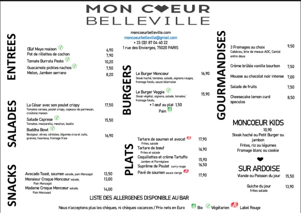 Menu_Moncœur Belleville_Paris_immagine_2