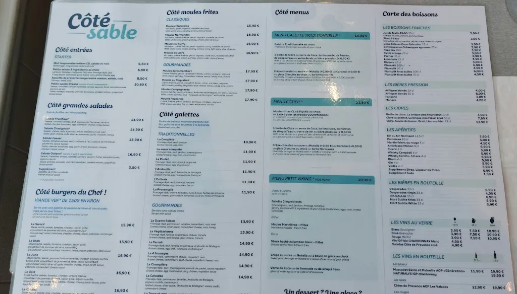 Menu_Côté Sable_Saint-Aubin-sur-Mer_image_2