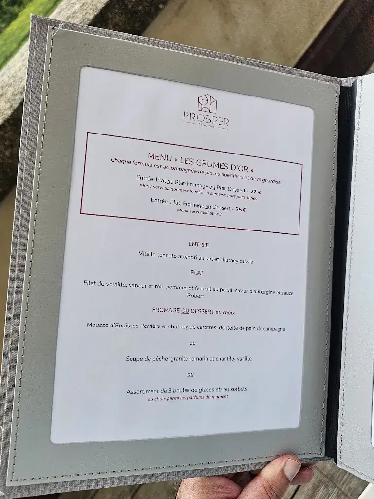Menu_Restaurant Prosper_Saint-Aubin_image_2