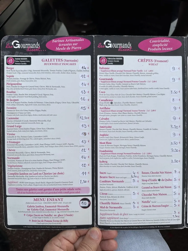 Menu_Les Gourmands Disent ..._Saint-Aubin-sur-Mer_immagine_2