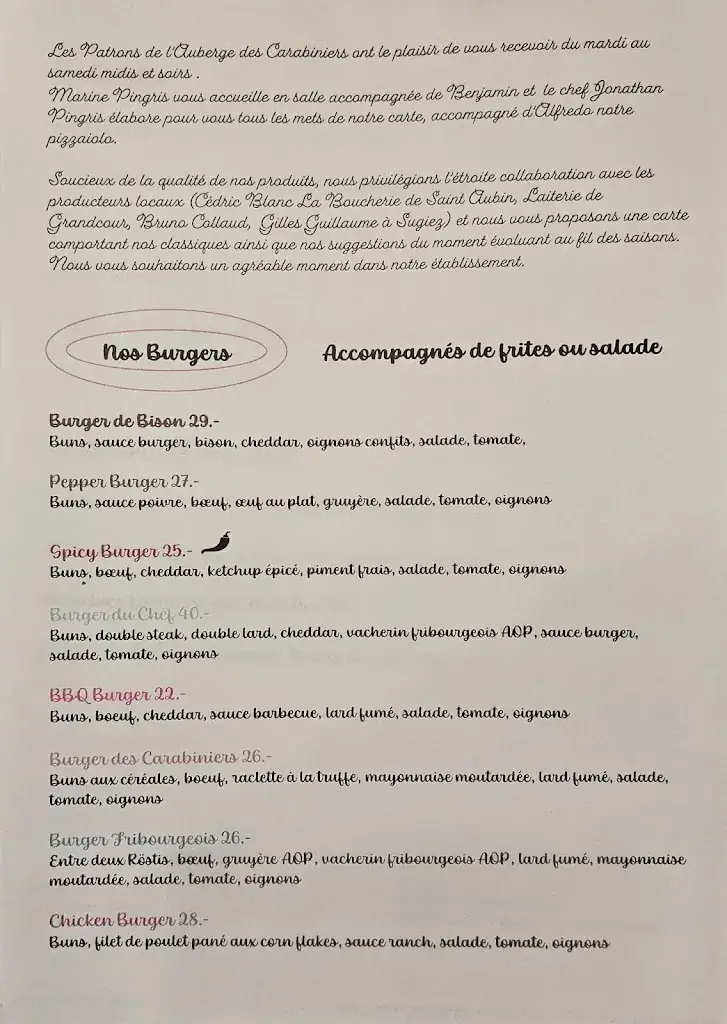 Menu_Auberge des Carabiniers_Saint-Aubin_image_3