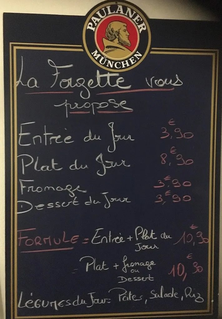 Menu_La Forgette Restaurant bar tabac FDJ_Sauvigny-les-Bois_image_2