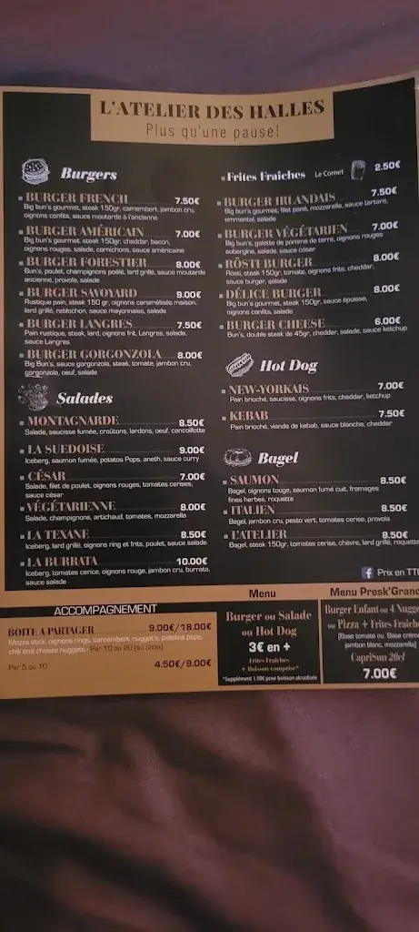 Menu_L'Atelier des Halles_Selongey_immagine_1
