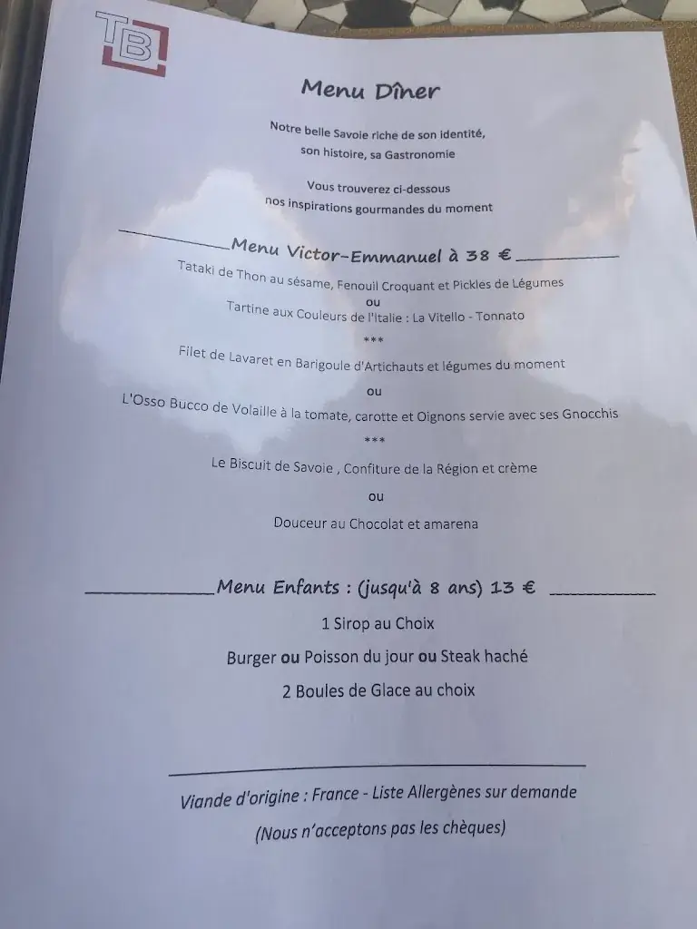 Menu_La Table de Barberaz_Barberaz_image_1