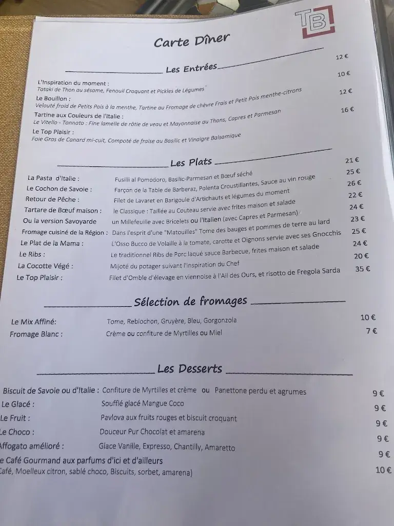 Menu_La Table de Barberaz_Barberaz_image_2