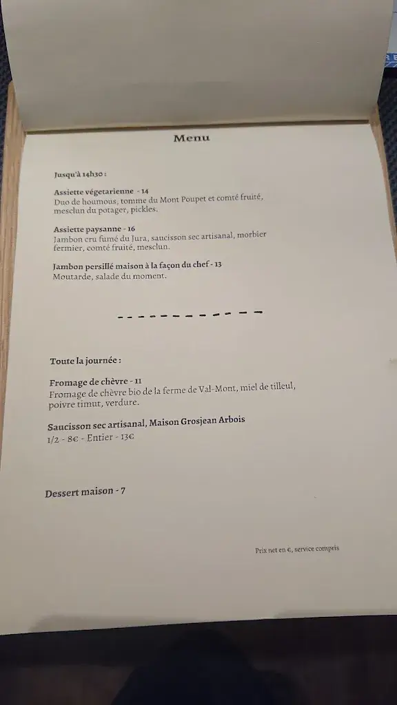 Menu_Les Pinardiers_Savigny-lès-Beaune_image_3