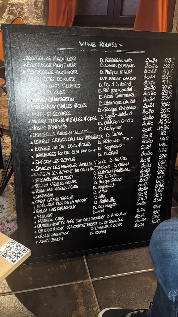 Menu_Pinot Noir bar à vin_Savigny-lès-Beaune_image_1