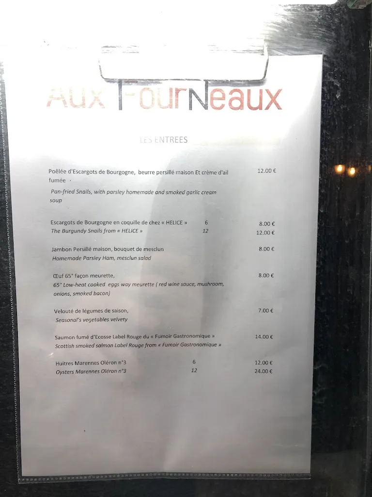 Menu_Aux Fourneaux_Savigny-lès-Beaune_imagen_3