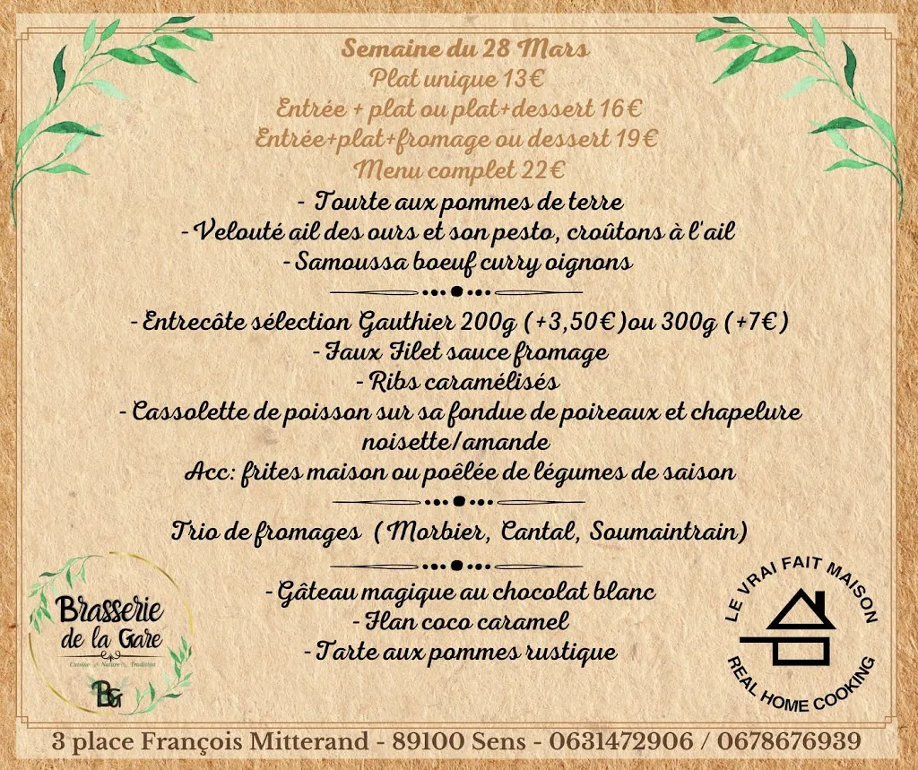 Menu_Brasserie de la Gare_Sens_image_3