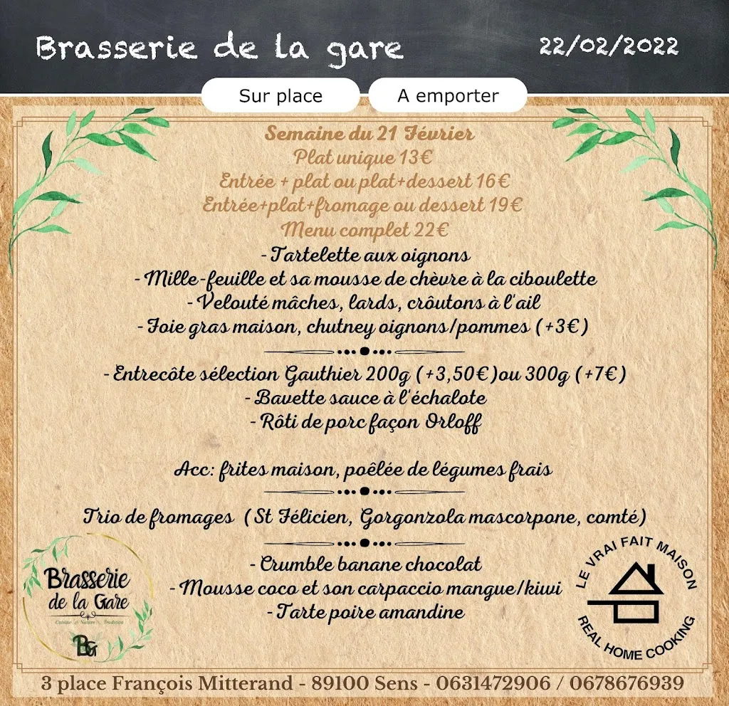 Menu_Brasserie de la Gare_Sens_image_4
