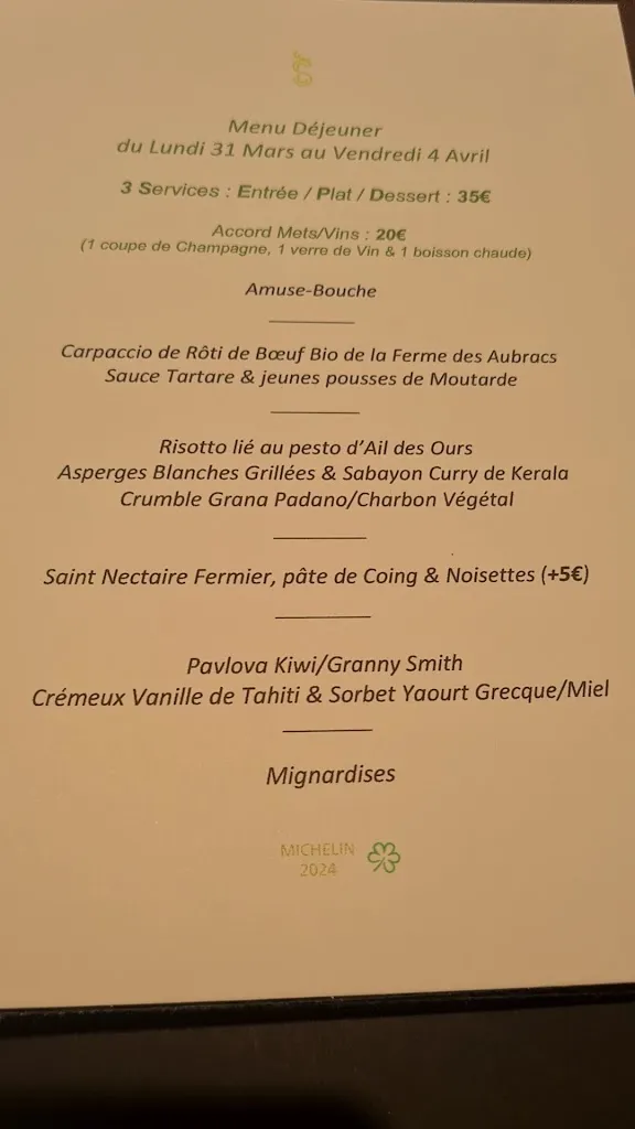 Menu_Le Saint Cerf_Besançon_image_1