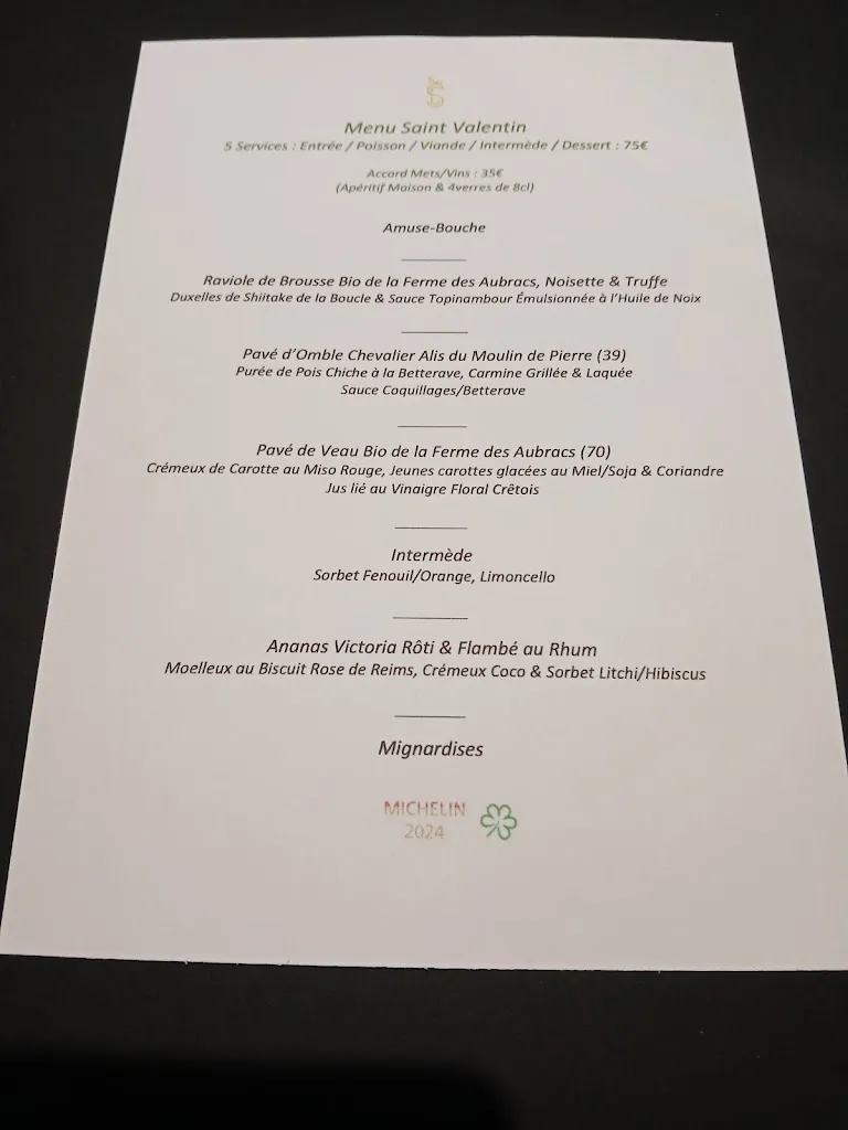 Menu_Le Saint Cerf_Besançon_image_2