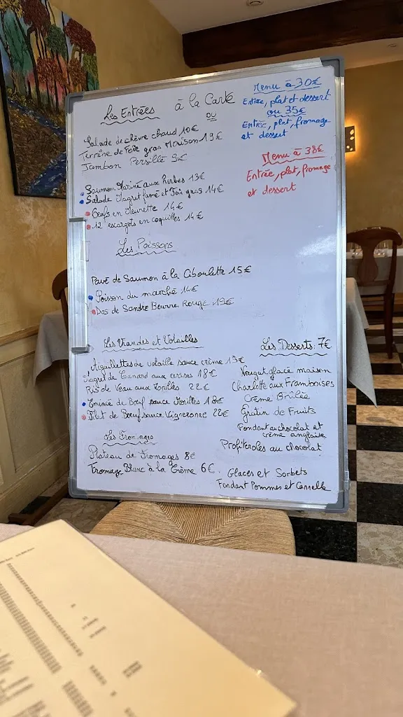 Menu_LA VIEILLE AUBERGE_Saulieu_image_1