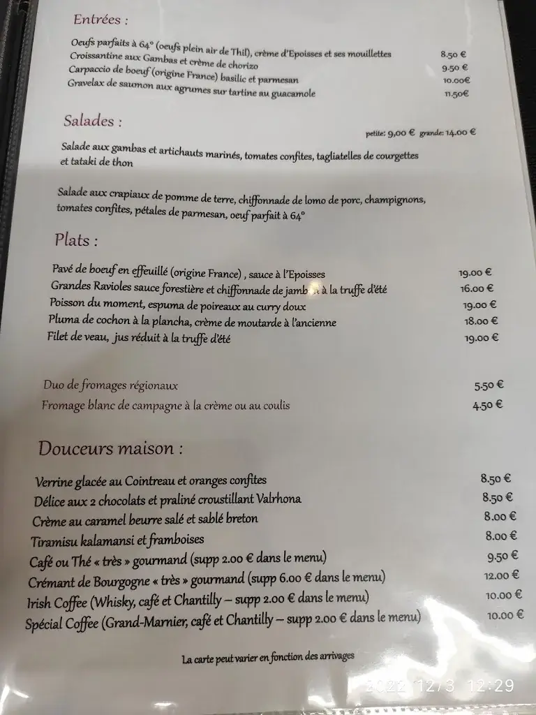 Menu_Restaurant le 7_Saulieu_image_4