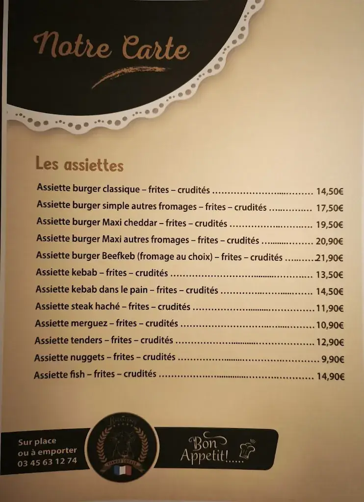 Menu_Restaurant lexcellence Seurre_Seurre_immagine_1
