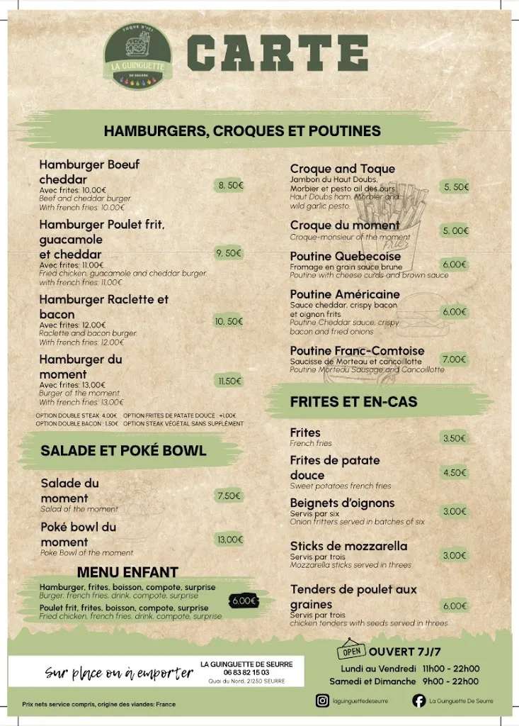 Menu_la Guinguette de Seurre_Seurre_image_2