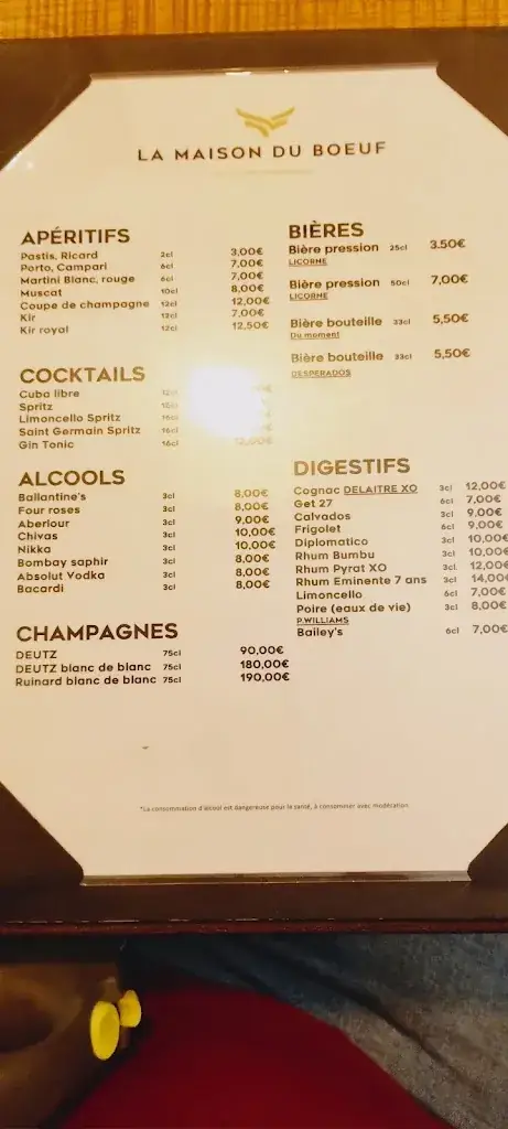 Menu_La Maison du Bœuf_Saint-Rémy-de-Provence_image_4