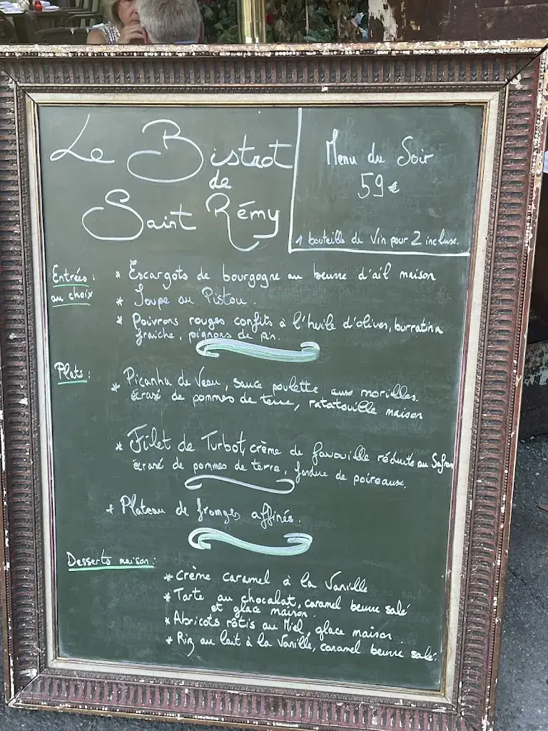 Menu_Le bistrot de saint Rémy_Saint-Rémy-de-Provence_image_2