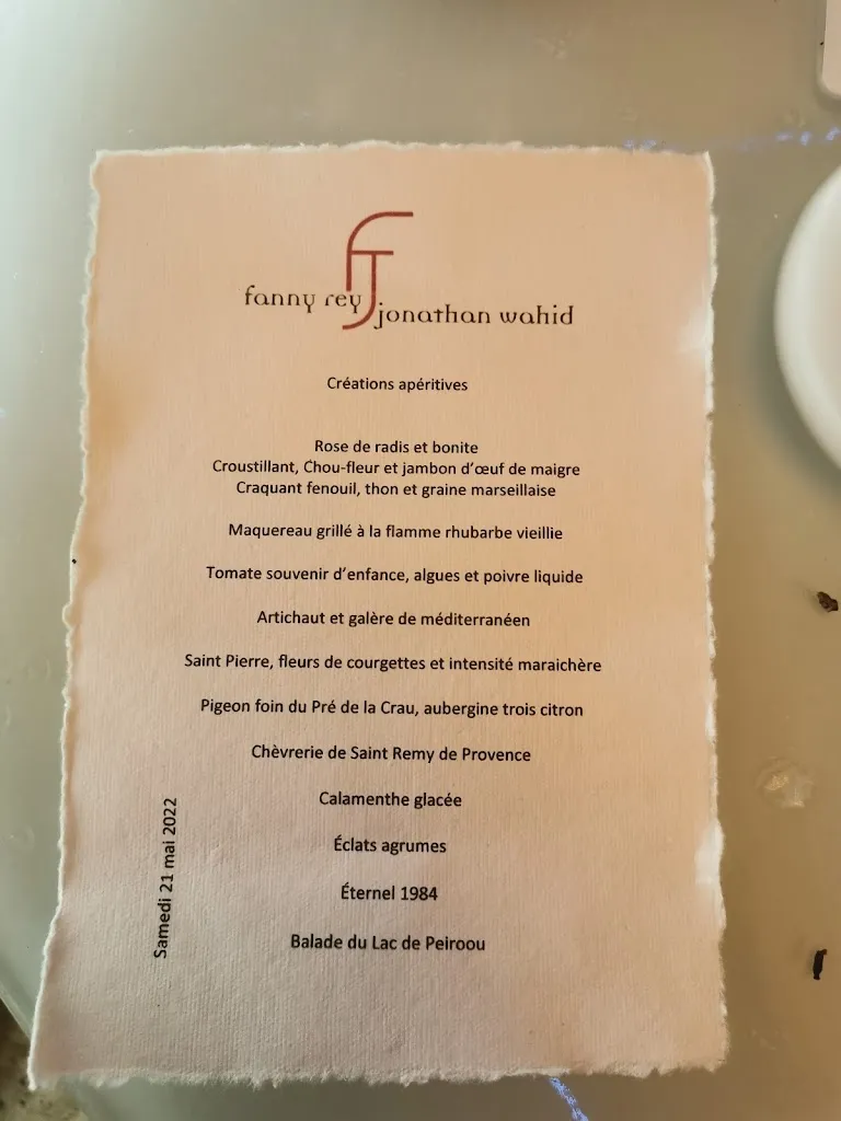 Menu_L’Auberge De Saint-Rémy - Fanny Rey & Jonathan Wahid_Saint-Rémy-de-Provence_image_1