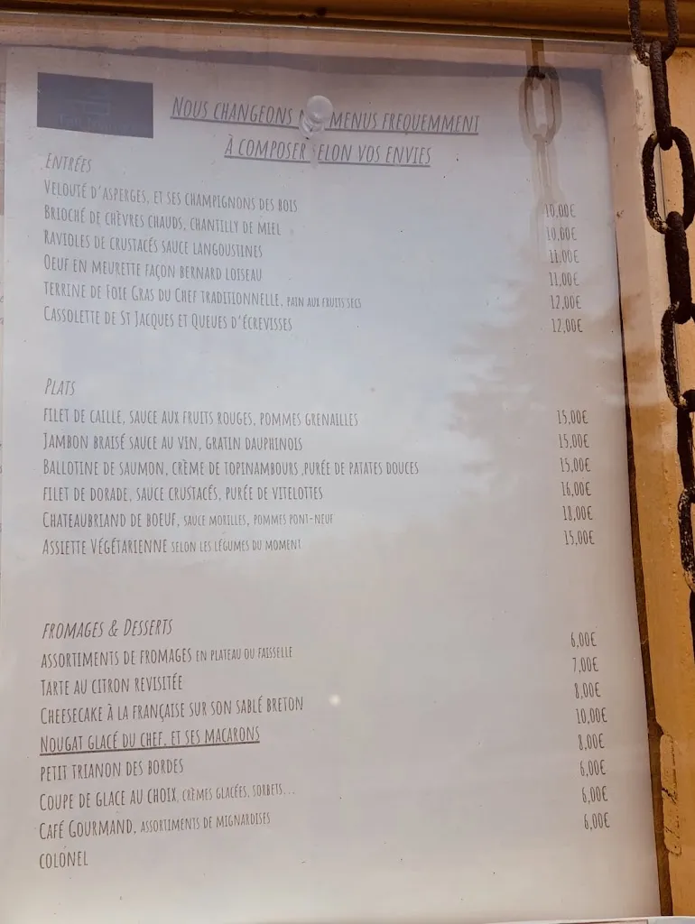 Menu_Brasserie La Table des Bordes_Urzy_image_1