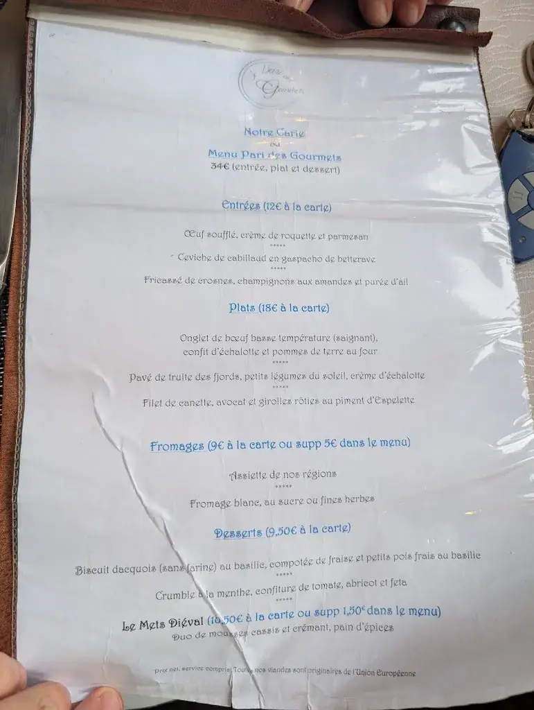 Menu_Le Pari des Gourmets_Pont-et-Massène_immagine_4