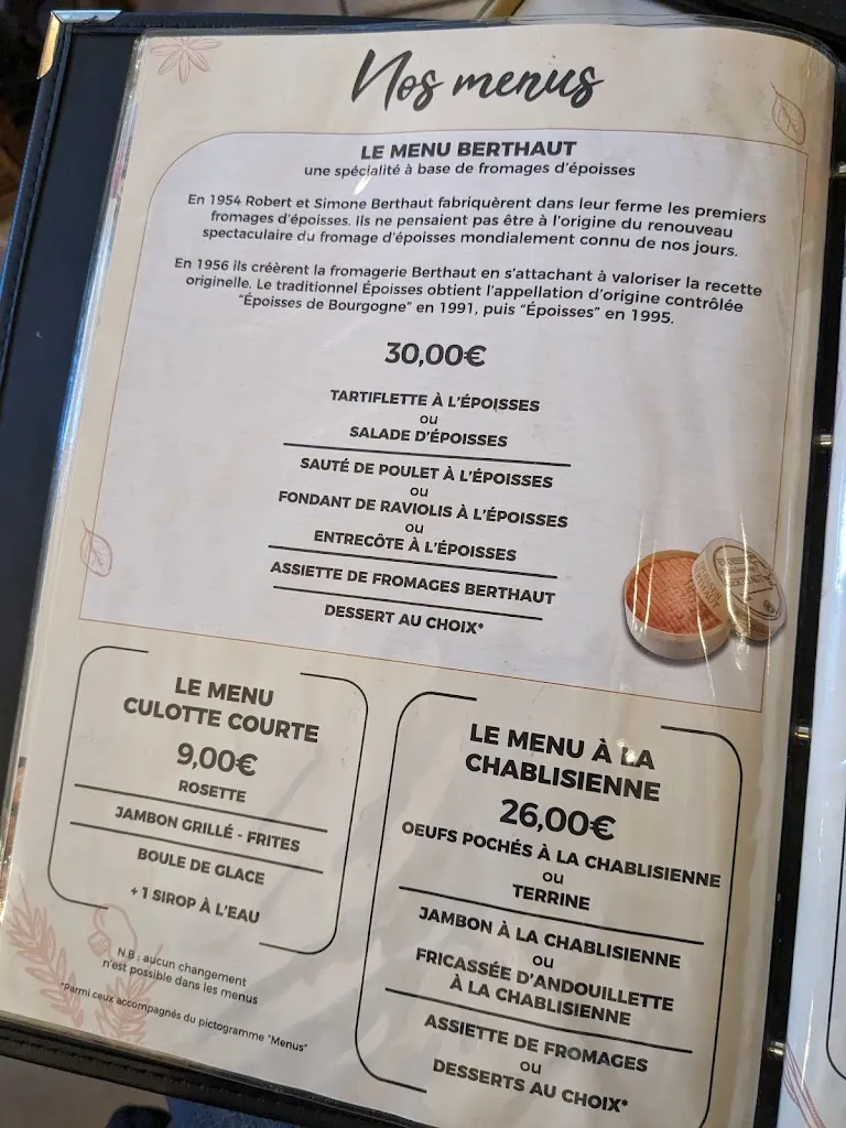 Menu_Le Saint Vernier_Semur-en-Auxois_immagine_2