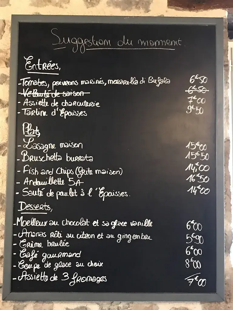 Menu_La table 5_Semur-en-Auxois_image_1