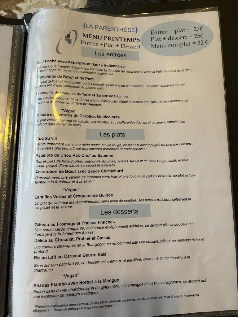 Menu_La Parenthèse_Semur-en-Auxois_image_2