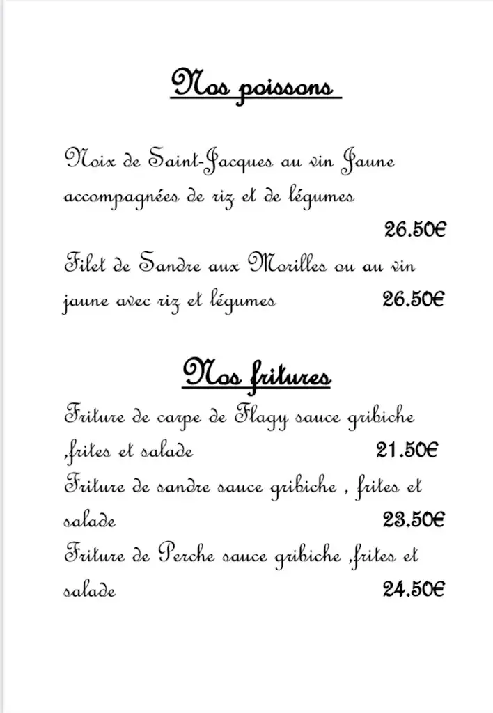 Menu_Restaurant du Lac La voile d'or_Vaivre-et-Montoille_immagine_3