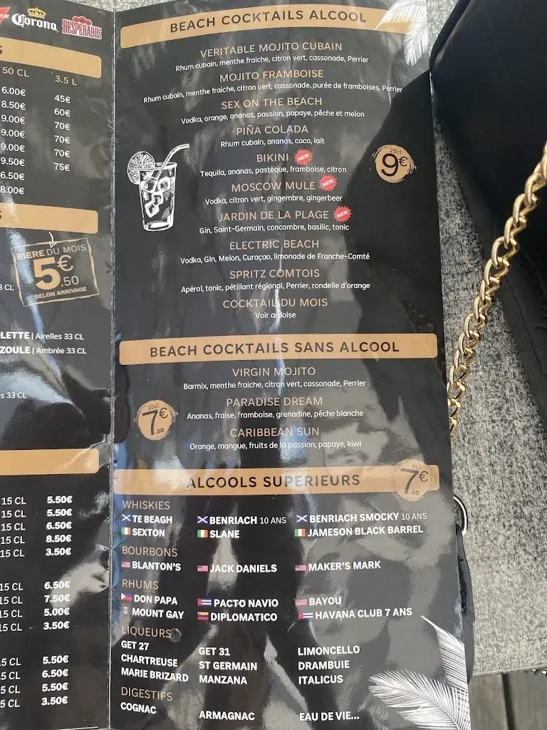 Menu_Bar-Restaurant De La Plage_Vaivre-et-Montoille_immagine_3