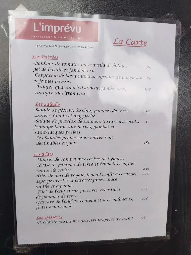 Menu_L'imprévu_Toucy_image_2