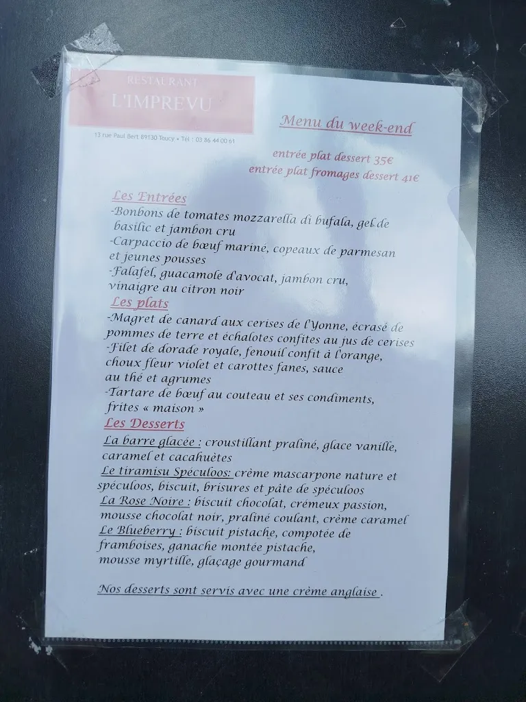 Menu_L'imprévu_Toucy_image_3