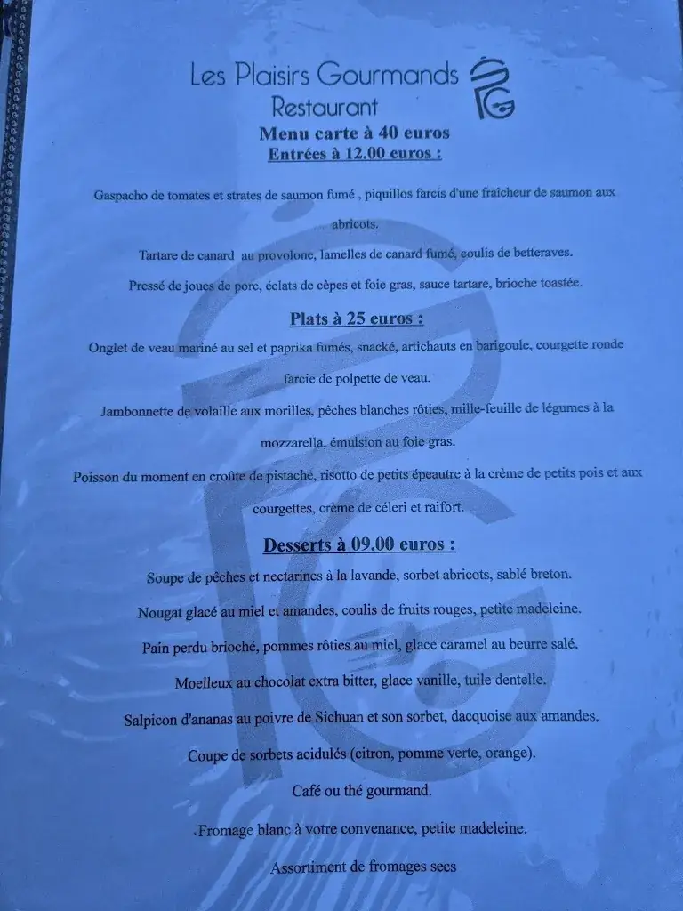 Menu_Les Plaisirs Gourmands_Chambéry_image_2