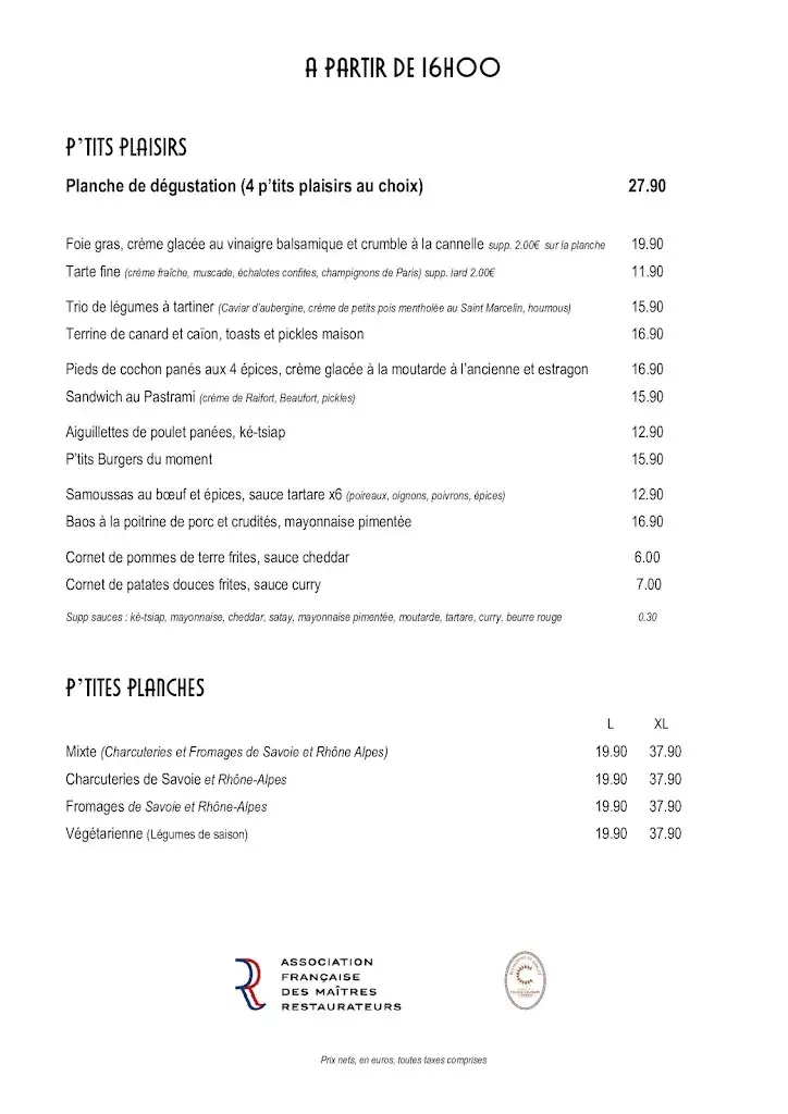 Menu_Le P'tit Monge_Chambéry_image_1