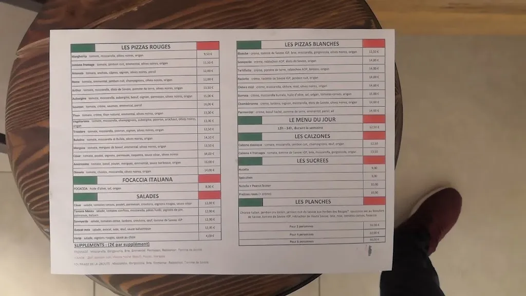 Menu_Chez Arthur Pizzeria_Chambéry_image_3