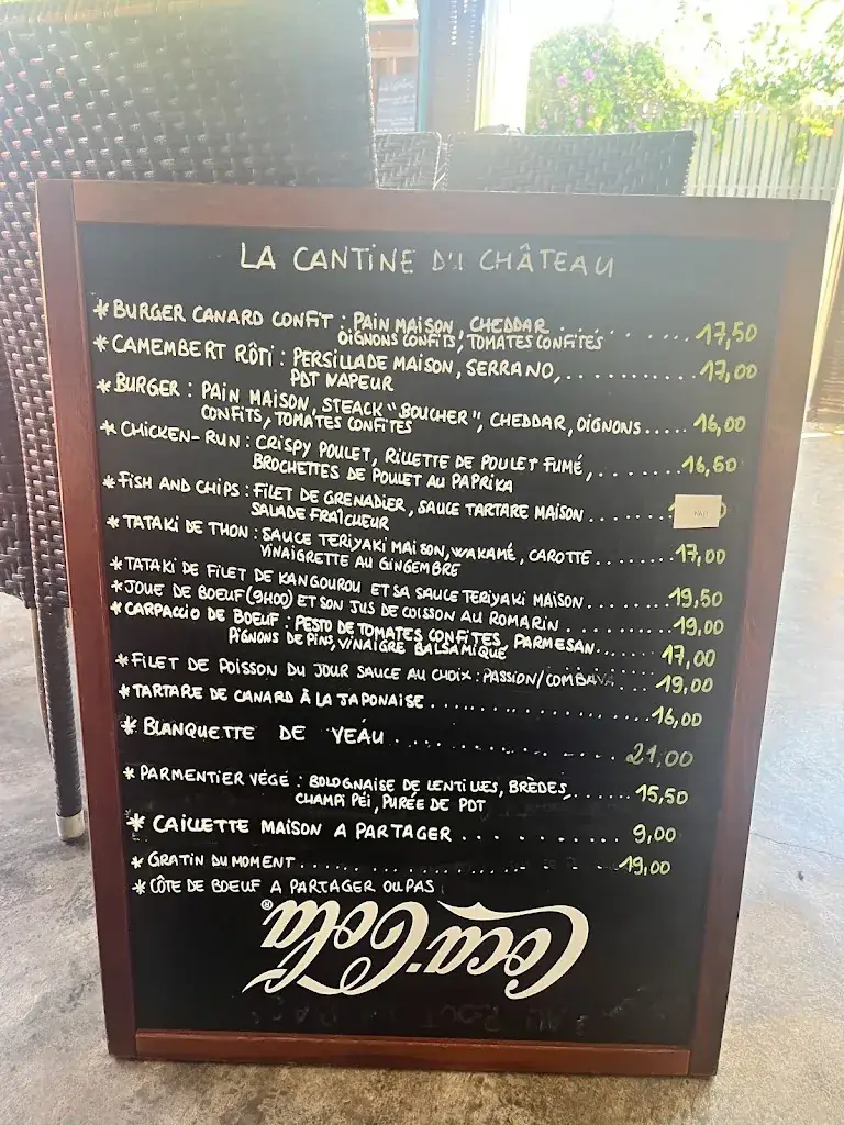 Menu_La cantine du chateau de sable_Réunion_image_2